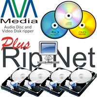 RipNet + AVA Media CD/DVD ripping service